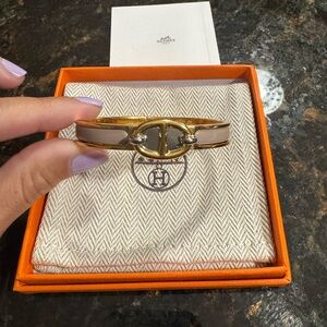Hermes Mini Clic Chaine d'Ancre bracelet